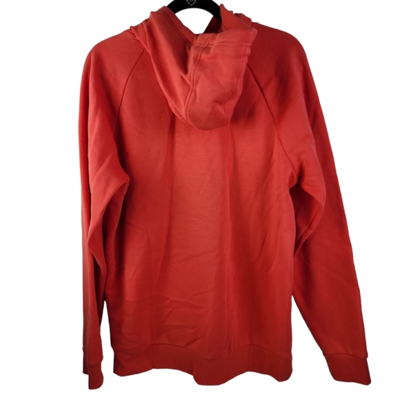 NWOT Under Armour Hooded Sweatshirt Size Large Melon Orange - Picture 3 of 5